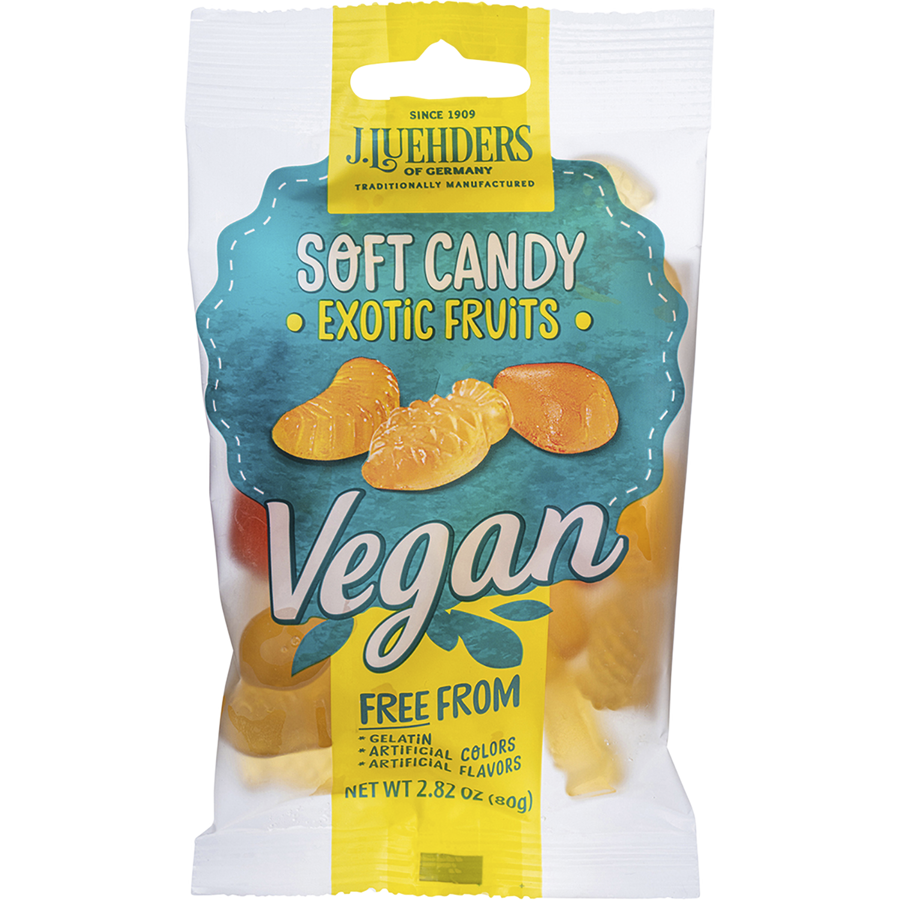 J.Luehders Soft Vegan Candy Exotic Fruits