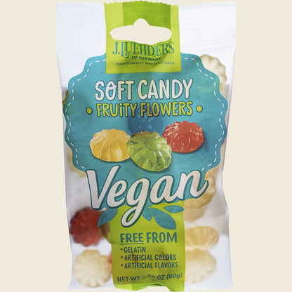 J.Luehders Soft Vegan Candy Fruity Flowers 10x80g