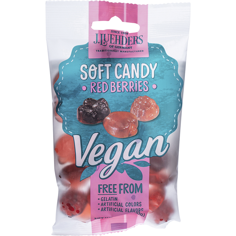 J.Luehders Soft Vegan Candy Red Berries
