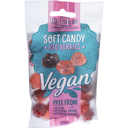 J.Luehders Soft Vegan Candy Red Berries