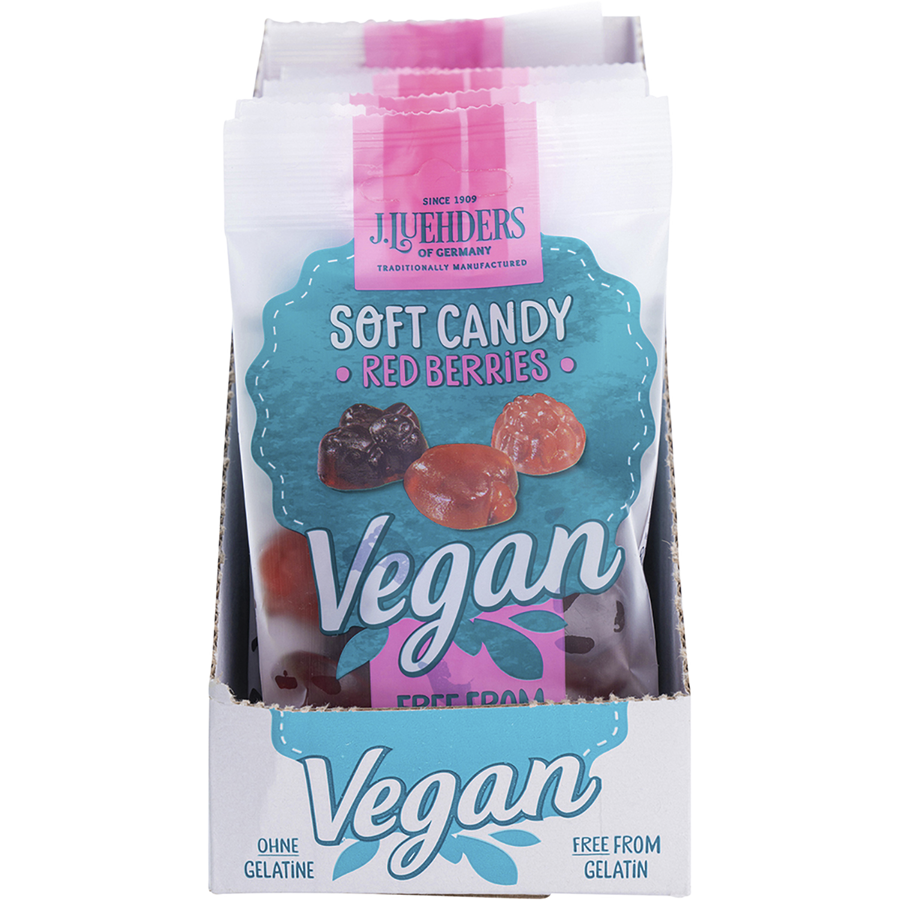 J.Luehders Soft Vegan Candy Red Berries
