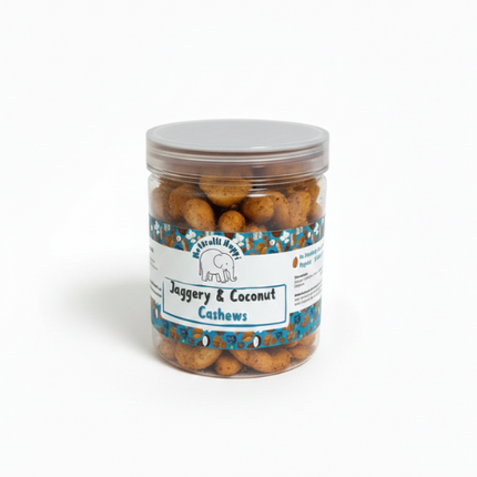 Naturalli Happi cashews with jaggery and coconut blend