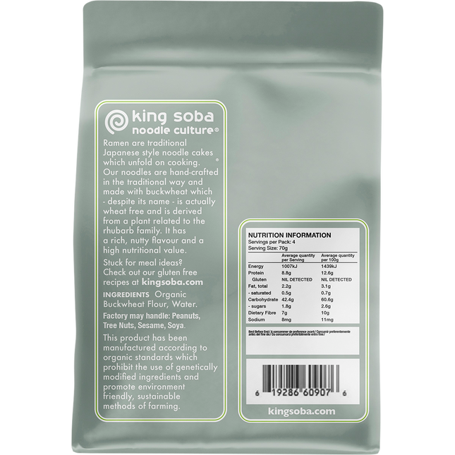 Organic Buckwheat Ramen Noodles