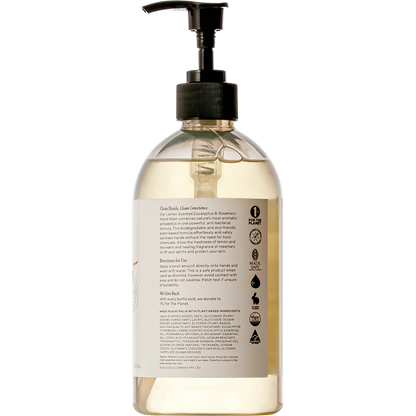 Hand Wash Lemon Scented Eucalyptus & Rosemary