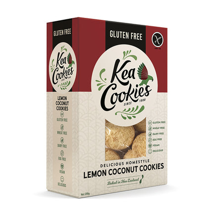 Kea Cookies Gluten Free - Lemon Coconut 250g