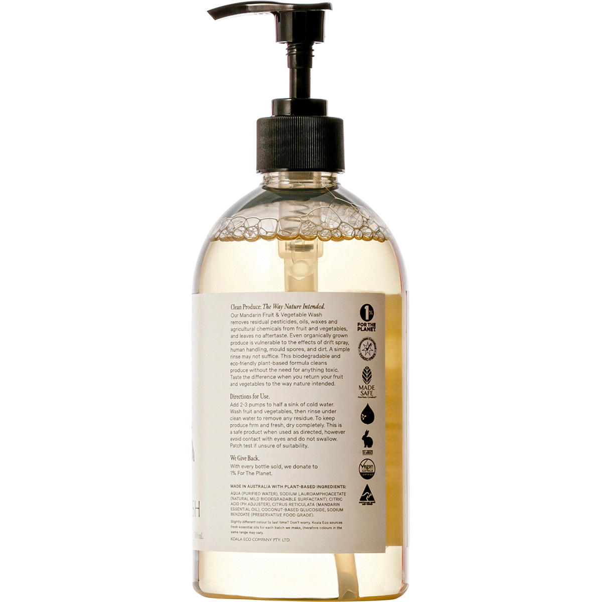 Fruit & Vegetable Wash Mandarin