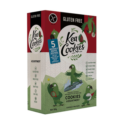 Kea Cookies Gluten Free - Assorted Twin Packs 180g
