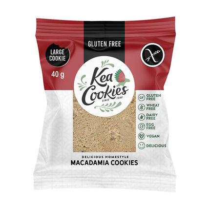 Kea Cookies Gluten Free Single Cookies - Macadamia 40g x 20