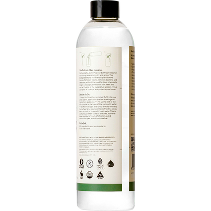 Multi-Purpose Bathroom Cleaner Eucalyptus Concentrate