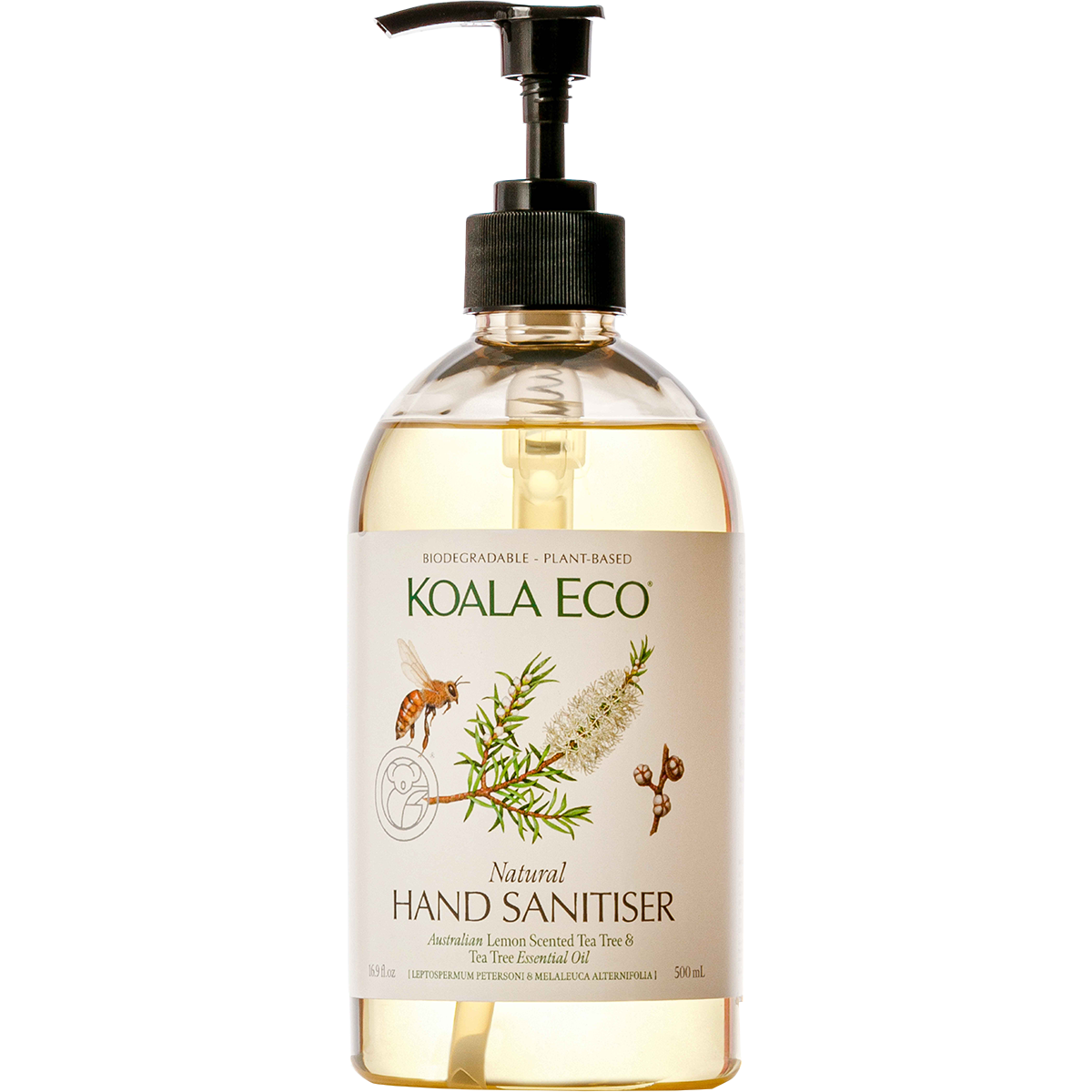 Hand Sanitiser Lemon Scented Tea Tree & Tea Tree