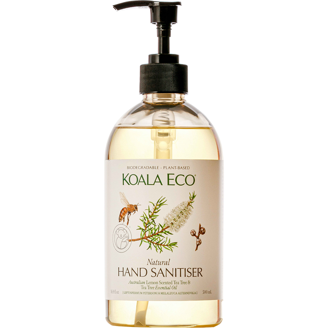 Hand Sanitiser Lemon Scented Tea Tree & Tea Tree