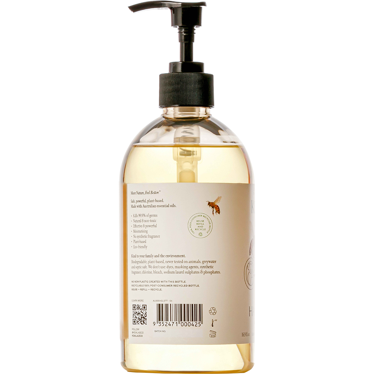 Hand Sanitiser Lemon Scented Tea Tree & Tea Tree