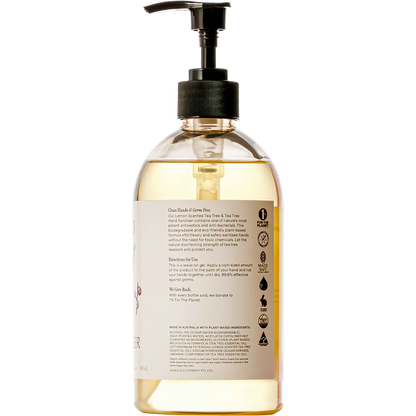Hand Sanitiser Lemon Scented Tea Tree & Tea Tree