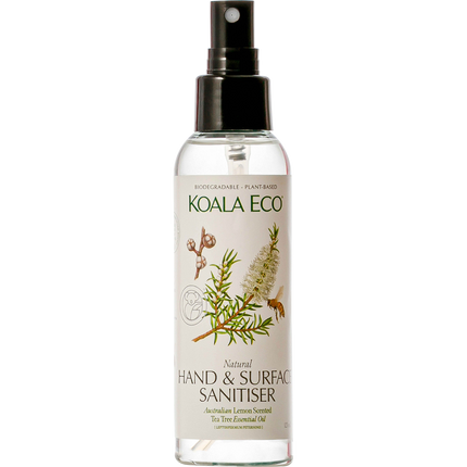 Natural Hand & Surface Sanitiser Lemon Scented TeaTree
