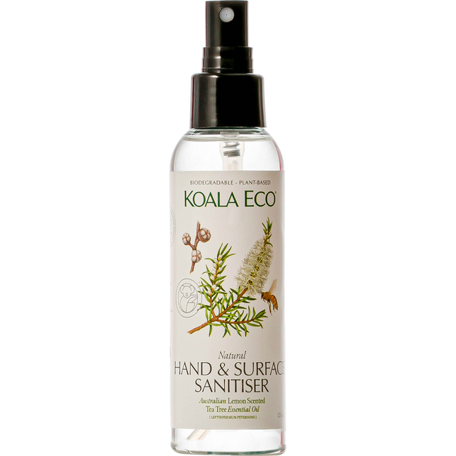 Natural Hand & Surface Sanitiser Lemon Scented TeaTree