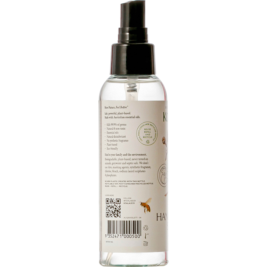 Natural Hand & Surface Sanitiser Lemon Scented TeaTree