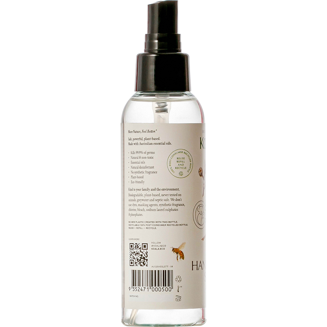 Natural Hand & Surface Sanitiser Lemon Scented TeaTree