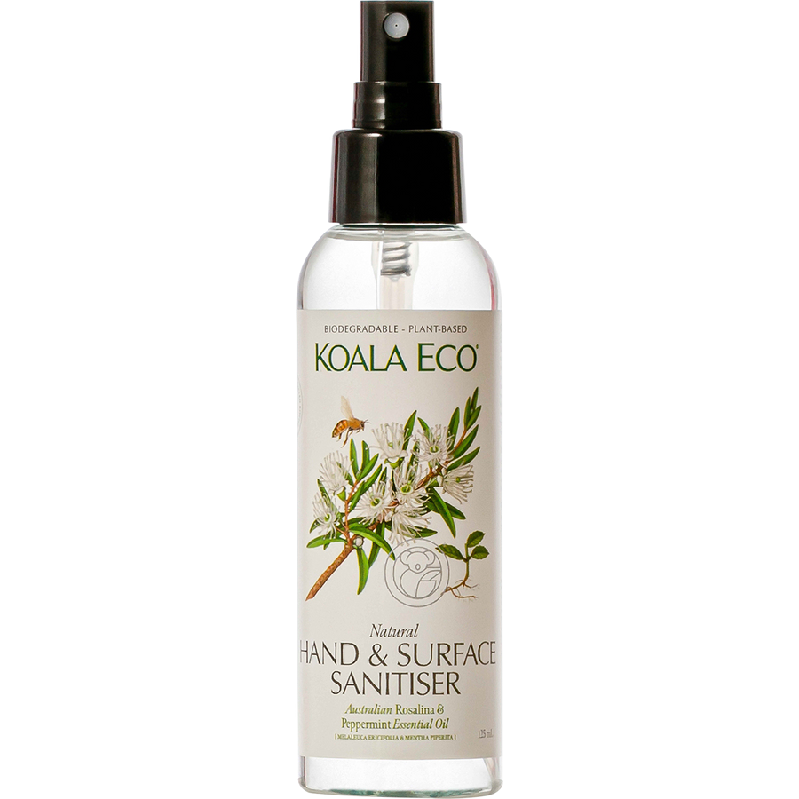 Natural Hand & Surface Sanitiser Rosalina & Peppermint
