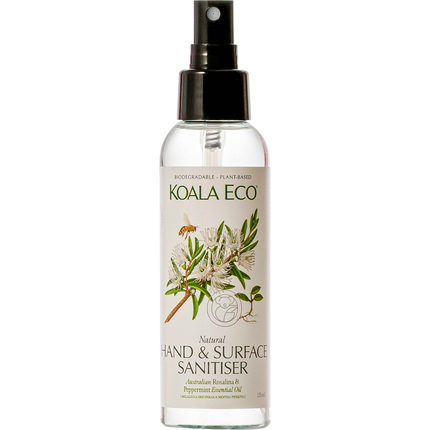 Natural Hand & Surface Sanitiser Rosalina & Peppermint