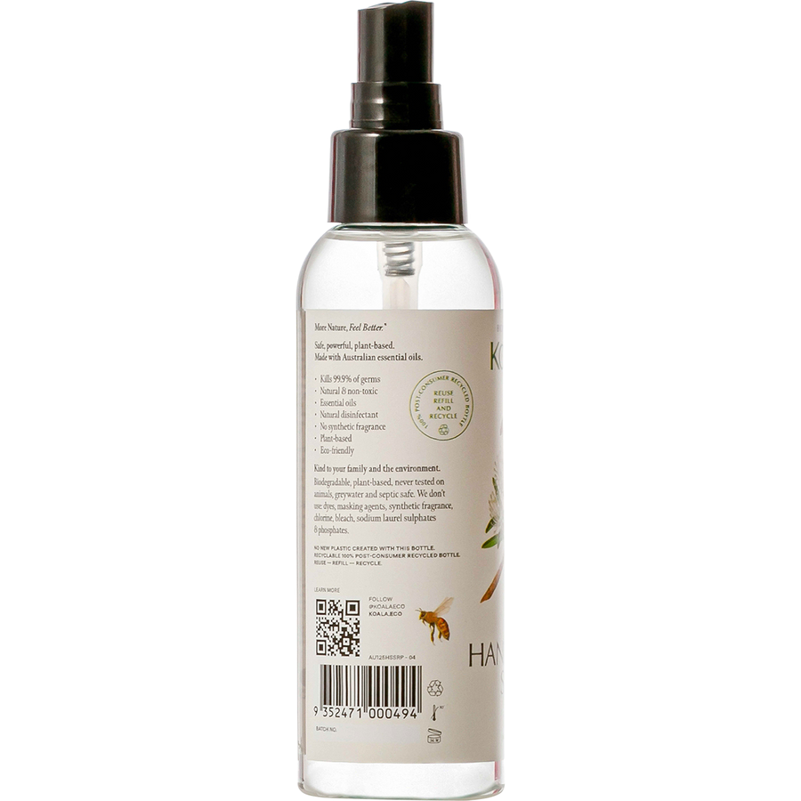 Natural Hand & Surface Sanitiser Rosalina & Peppermint