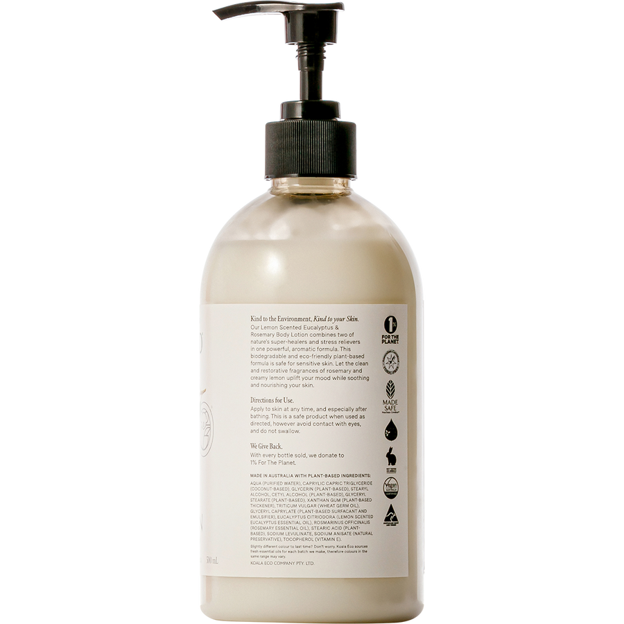 Hand & Body Lotion Lemon Scented Eucalyptus & Rosemary
