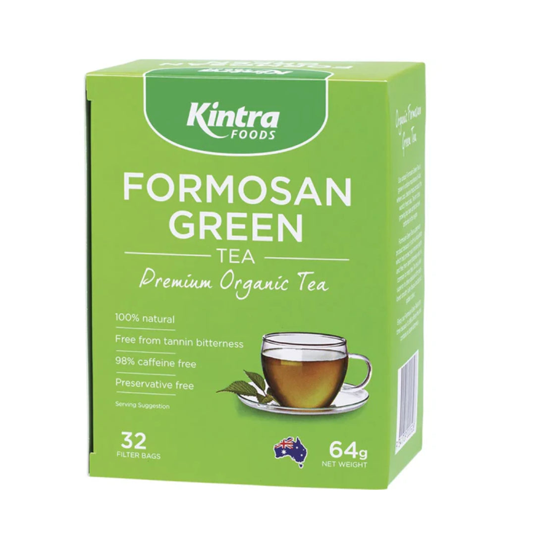 KINTRA FOODS Formosan Green Tea Tea Bags 32pk