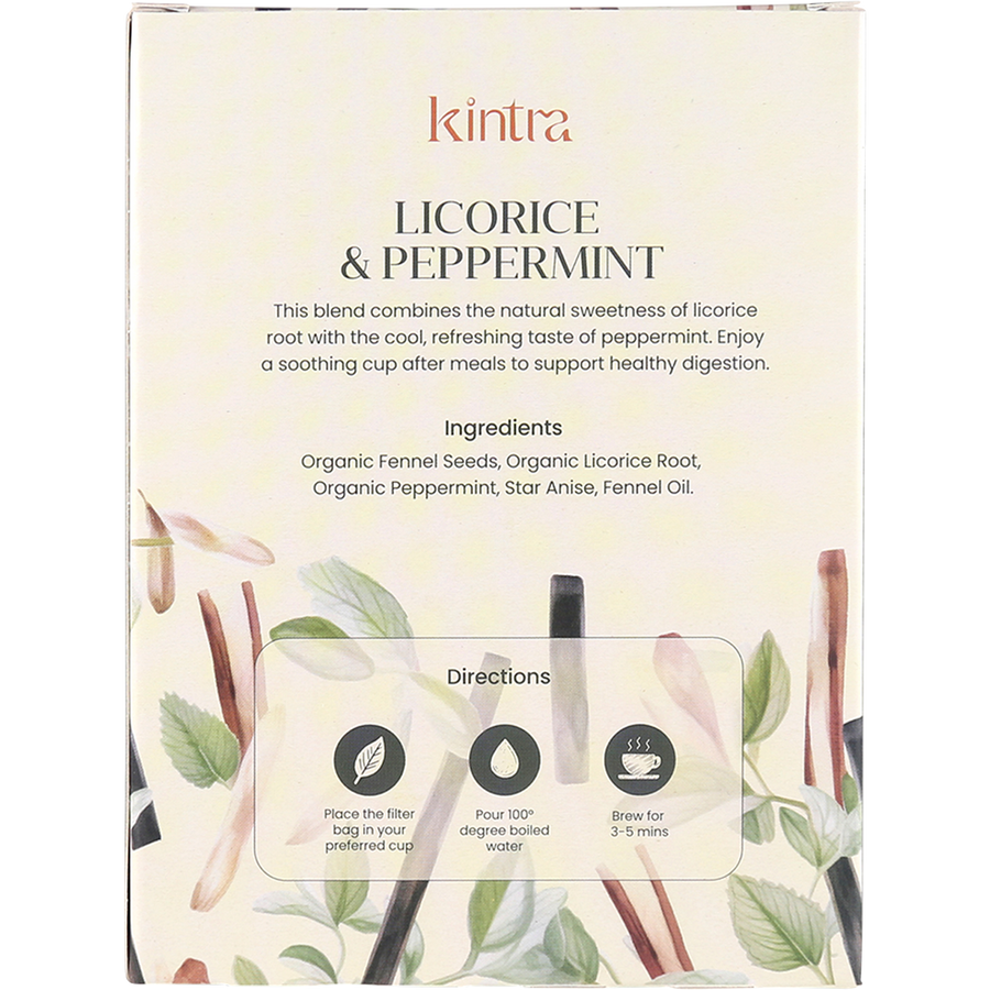 Herbal Tea Bags Licorice & Peppermint Tea
