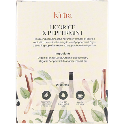 Herbal Tea Bags Licorice & Peppermint Tea