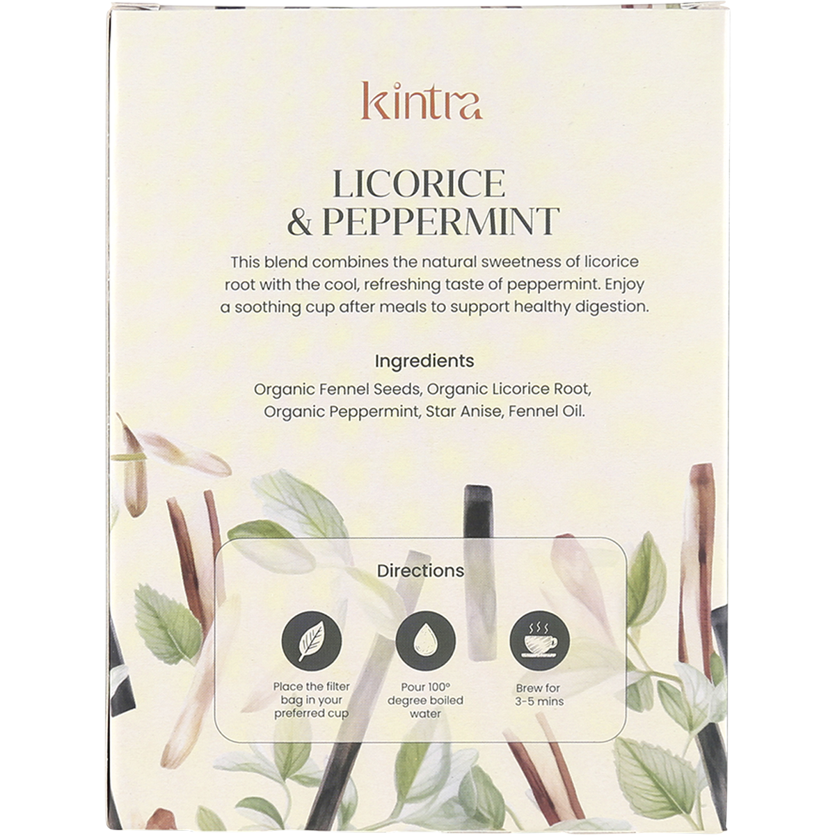 Herbal Tea Bags Licorice & Peppermint Tea