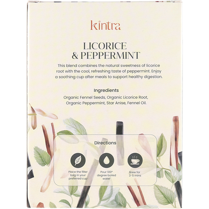 Herbal Tea Bags Licorice & Peppermint Tea