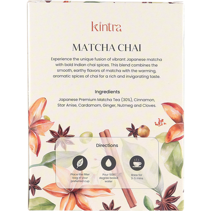 Matcha Chai Tea Blend Tea Bags