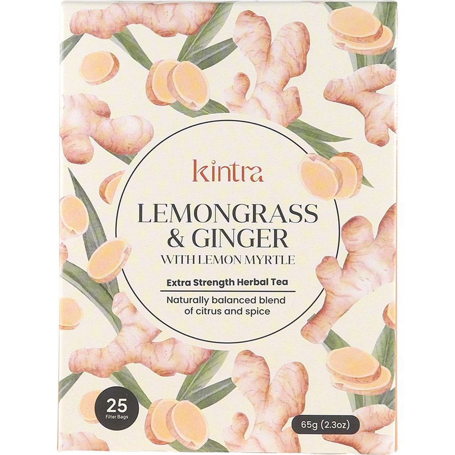 Herbal Tea Bags Lemongrass & Ginger with Lemon Myrtle