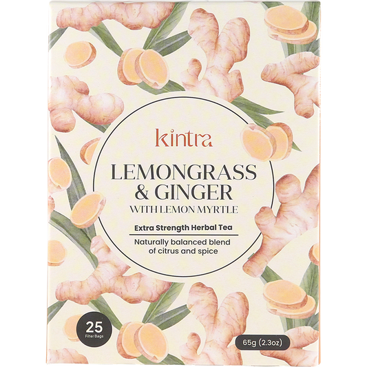 Herbal Tea Bags Lemongrass & Ginger with Lemon Myrtle