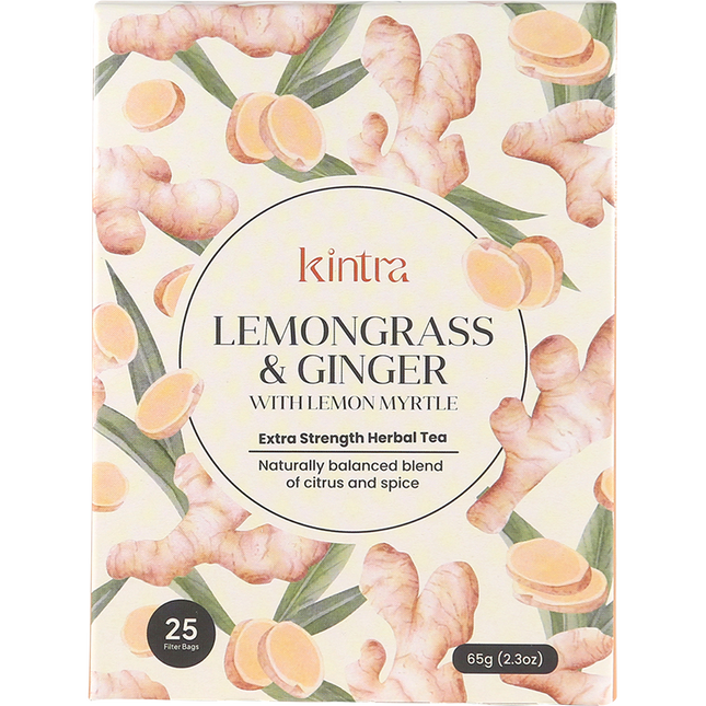 Herbal Tea Bags Lemongrass & Ginger with Lemon Myrtle