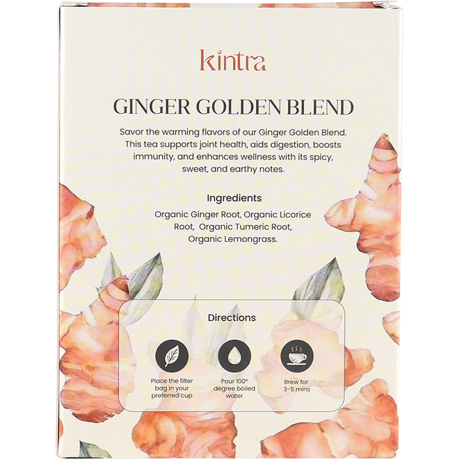 Herbal Tea Bags Ginger Golden Blend