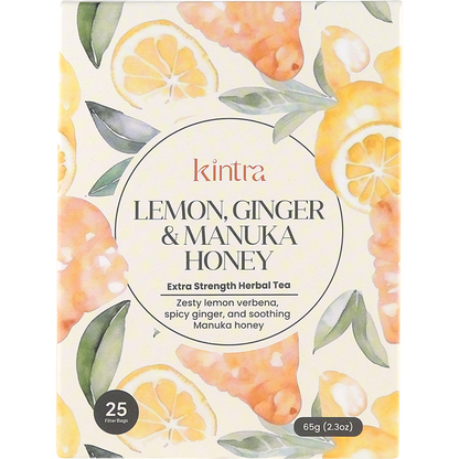Herbal Tea Bags Lemon, Ginger & Manuka Honey