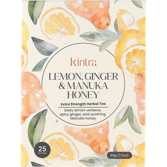 Herbal Tea Bags Lemon, Ginger & Manuka Honey