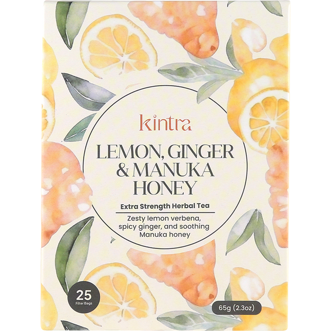 Herbal Tea Bags Lemon, Ginger & Manuka Honey