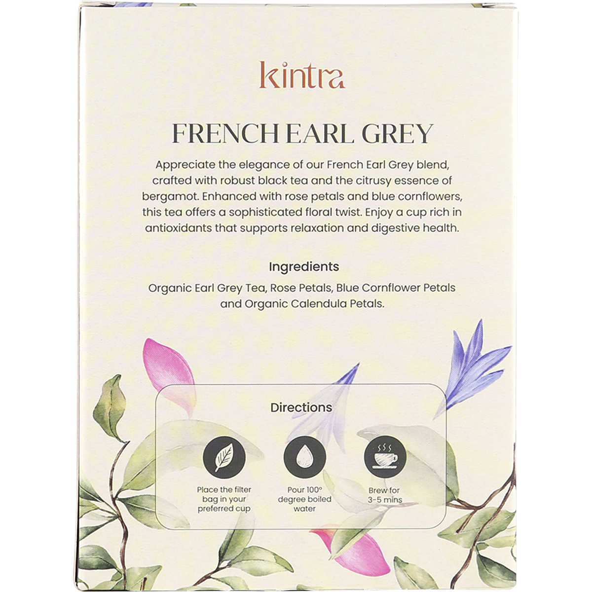 Herbal Tea Bags French Earl Grey