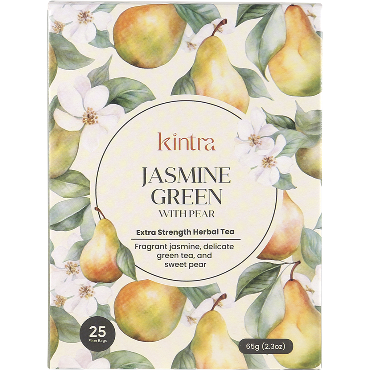 Herbal Tea Bags Jasmine Green with Pear