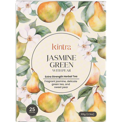 Herbal Tea Bags Jasmine Green with Pear