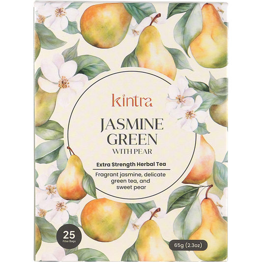 Herbal Tea Bags Jasmine Green with Pear