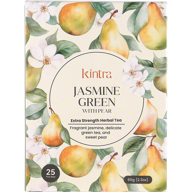 Herbal Tea Bags Jasmine Green with Pear