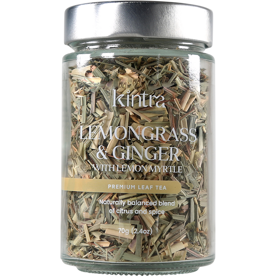 Kintra blends loose leaf tea with lemongrass and ginger