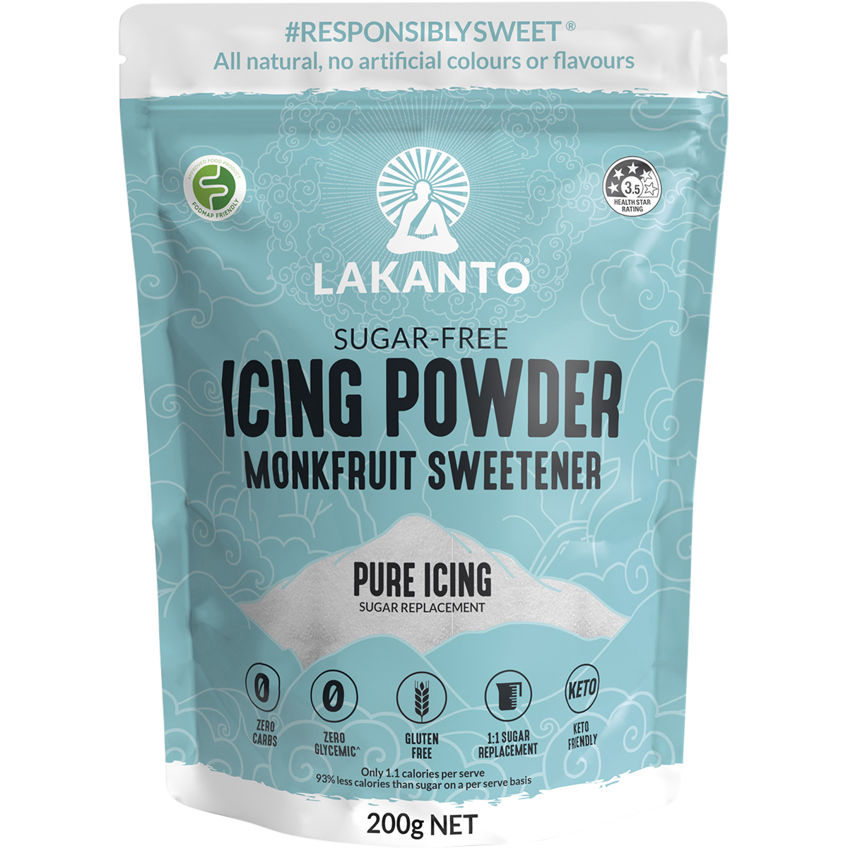 Icing Powder Monkfruit Sweetener