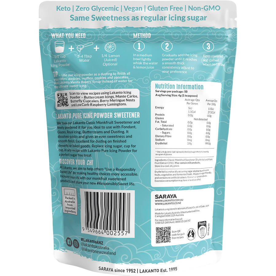 Icing Powder Monkfruit Sweetener