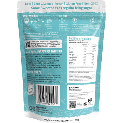 Icing Powder Monkfruit Sweetener