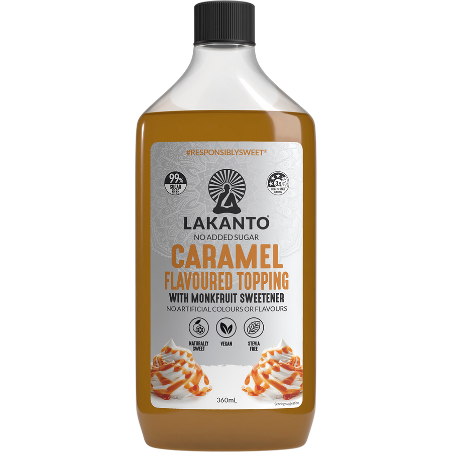 Caramel Flavoured Topping with Monkfruit Sweetener
