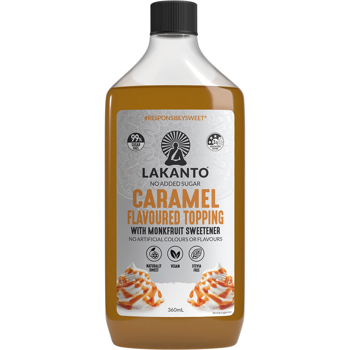 Caramel Flavoured Topping with Monkfruit Sweetener