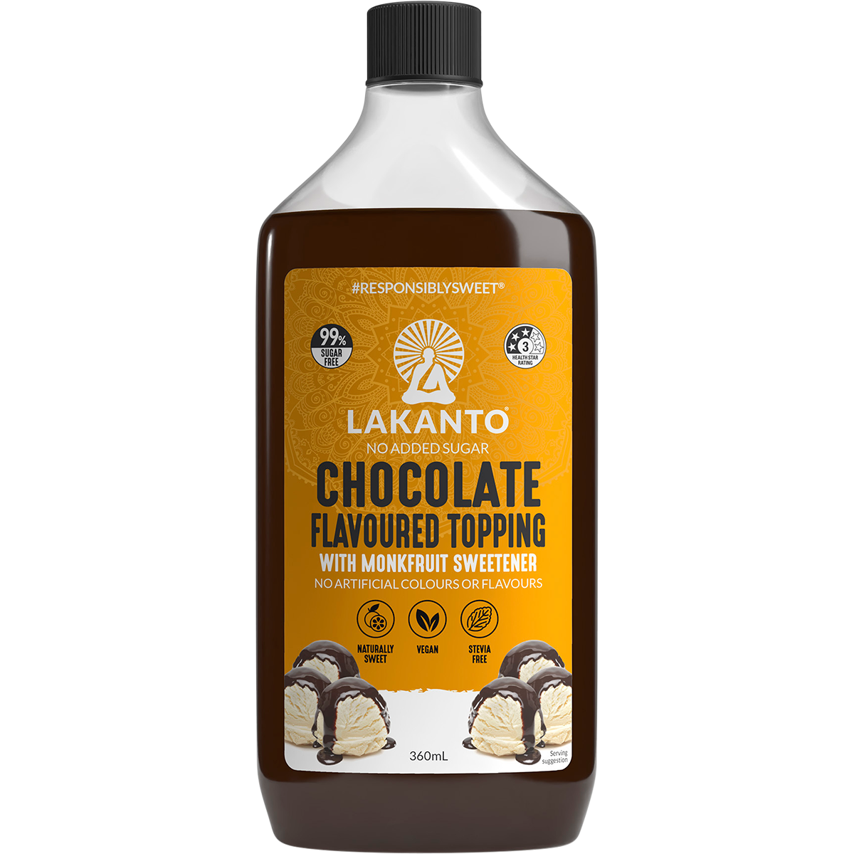 Chocolate Flavoured Topping with Monkfruit Sweetener